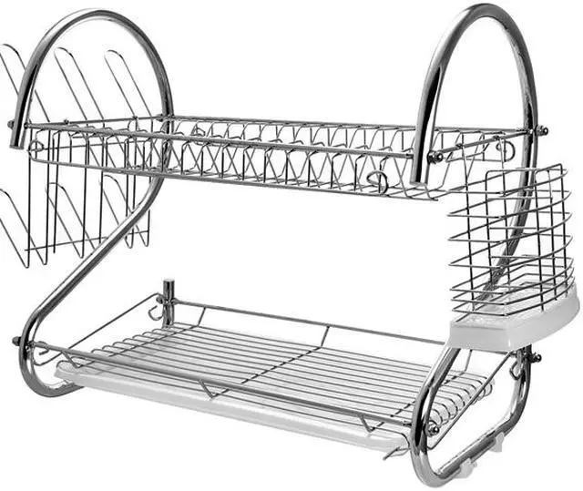 Main image of Mega Chef 16" Two Shelf Dish Rack