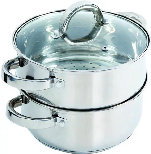 Main image of Oster 108132.03 Sangerfield Steamer Set with Lid, Stainless Steel