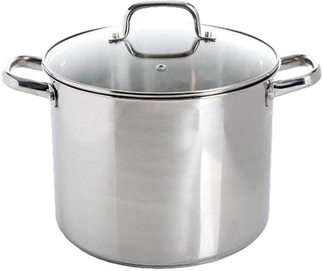 Oster Adenmore 12 Quart Stainless Steel Stock Pot With Tempered