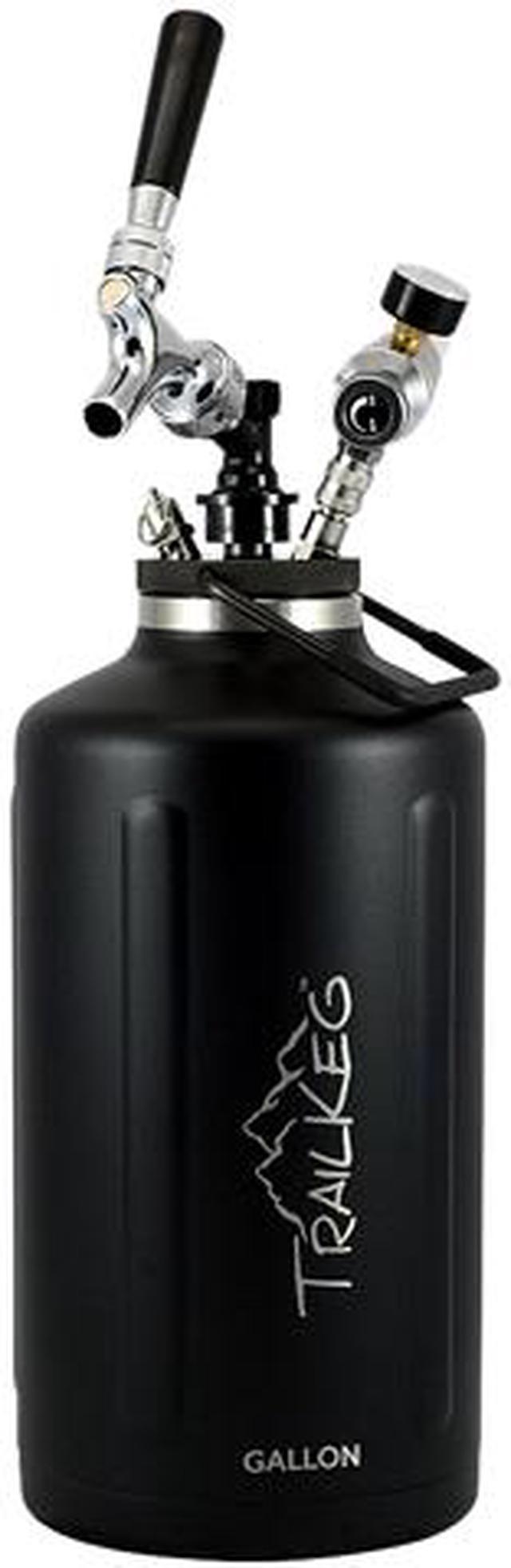 Insulated Growler Beer Thermos Vacuum Sealed 128oz / 3.8L -XL