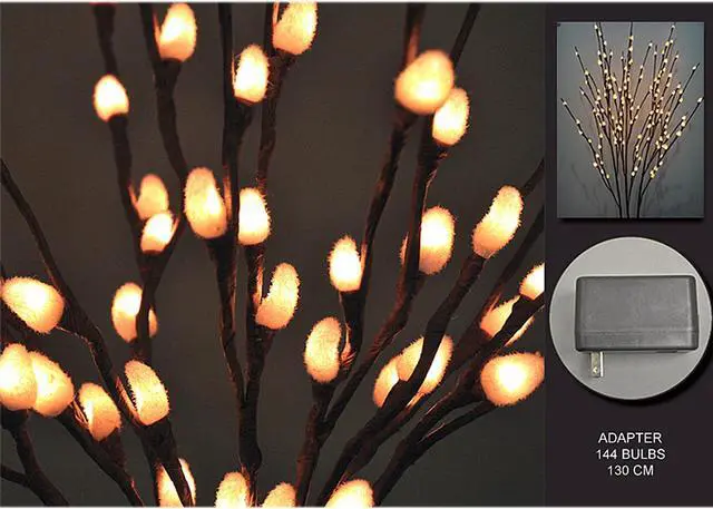 Alt view image 2 of 2 - Pussy Willow - 144 LEDs