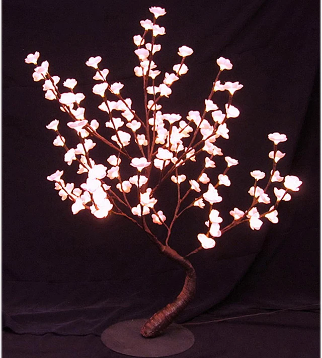 Main image of Hi-Line Gift LED Pink Bonsai Tree
