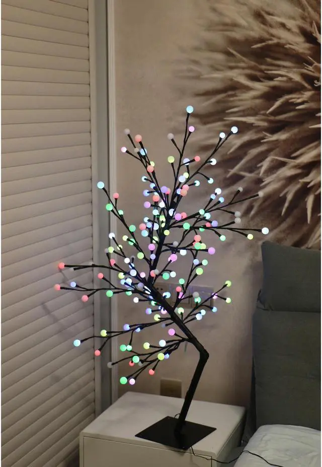 Alt view image 7 of 8 - 168 LED RGB Bubblegum Tree with Multi-Functions And Remote