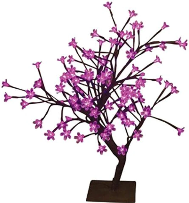 Main image of Hi-Line Gift LED Pink Bonsai Tree