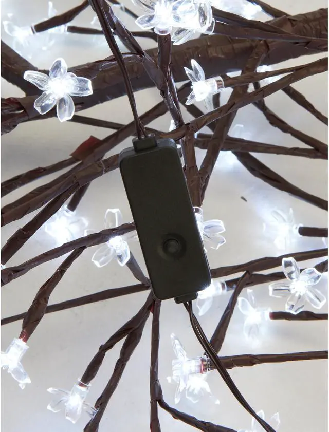 Alt view image 3 of 4 - Dual Control Double-S Cherry Blossom Tree - White & RGB - 336 LEDs
