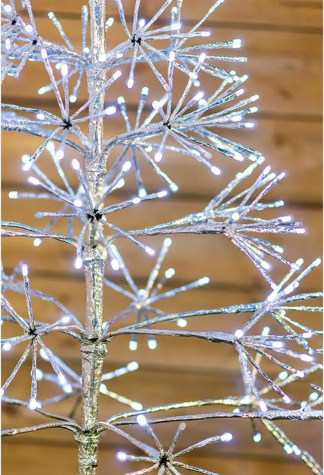 Alt view image 6 of 7 - Hi-Line Gift LED Silver Tree