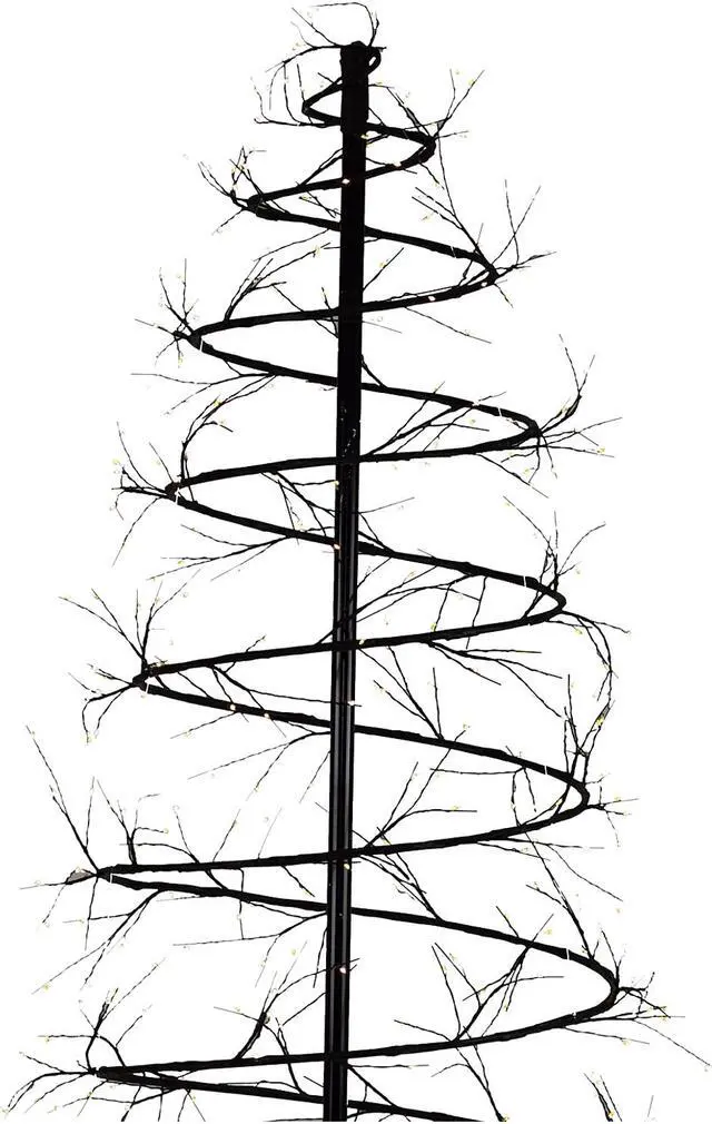 Alt view image 5 of 9 - Hi-Line Gift LED Revolve Tree Brown