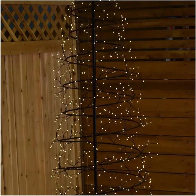 Alt view image 8 of 9 - Hi-Line Gift LED Revolve Tree Brown