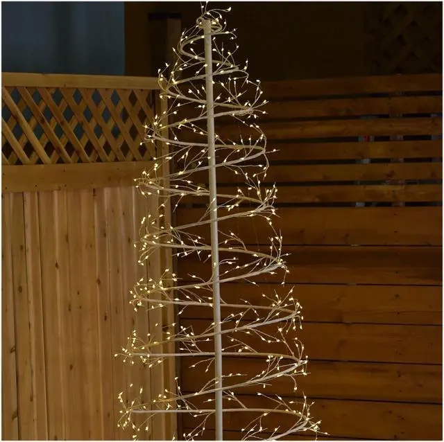 Alt view image 3 of 6 - Hi-Line Gift LED Revolve Tree White