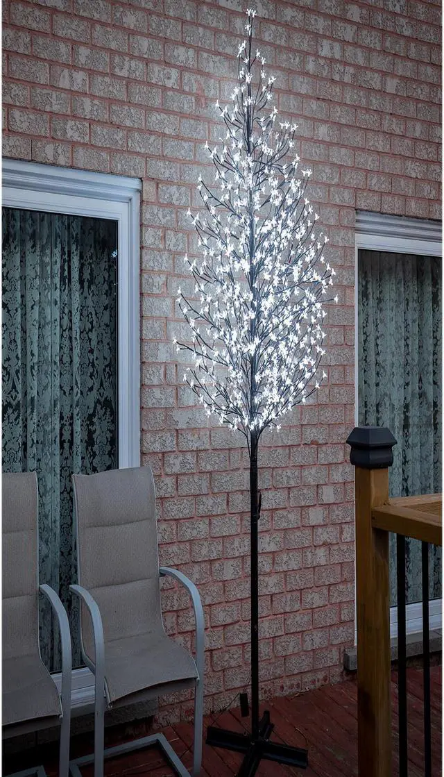 Alt view image 3 of 5 - Hi-Line Gift LED Floral Cherry Blossom Tree