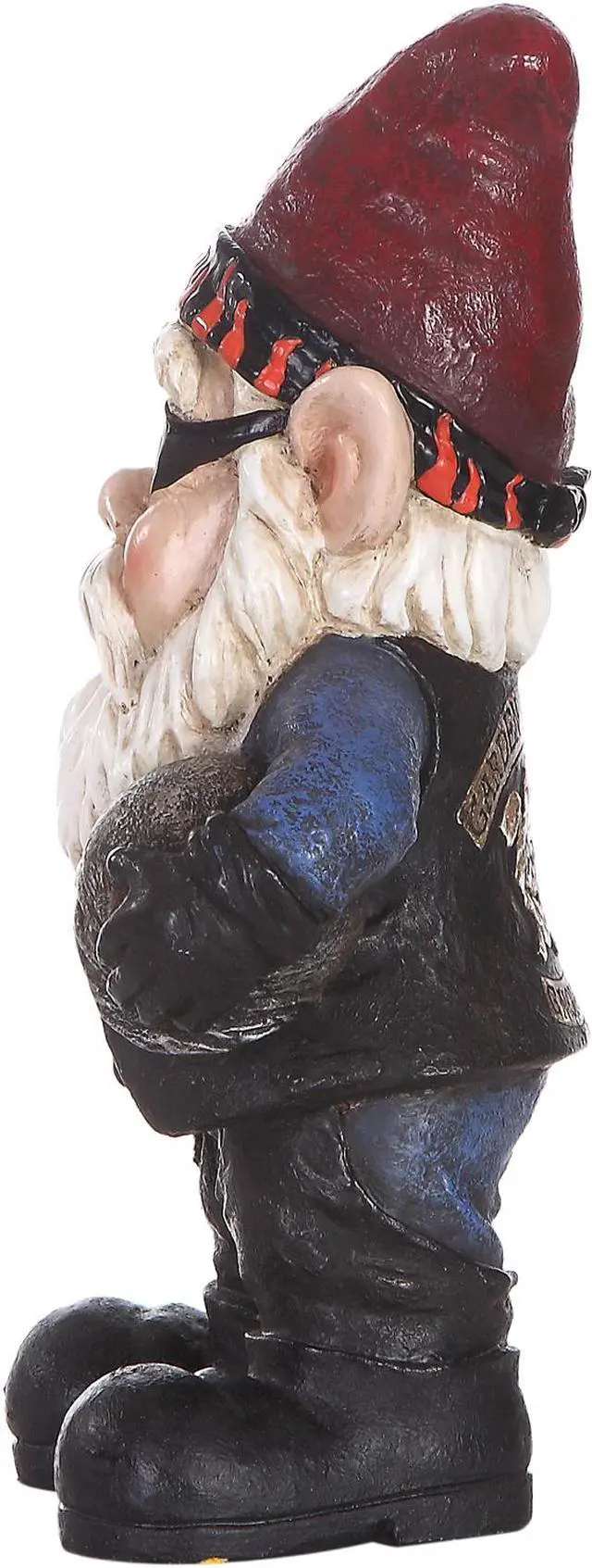 Alt view image 3 of 7 - Hi-Line Gift Biker Gnome with Sunglasses & Helmet - Gnomad