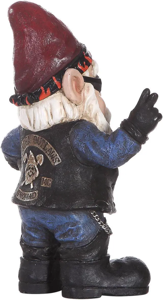 Alt view image 5 of 7 - Hi-Line Gift Biker Gnome with Sunglasses & Helmet - Gnomad