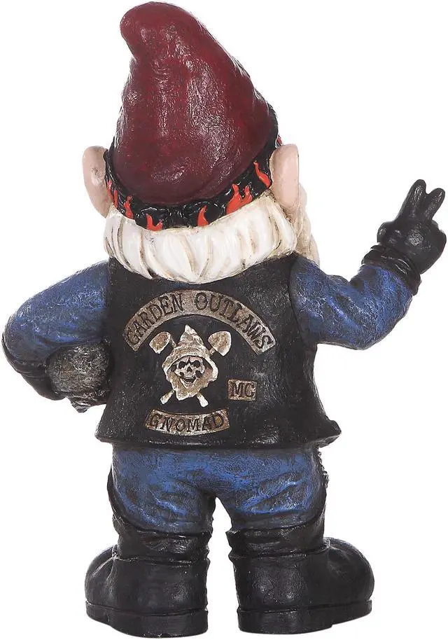 Alt view image 6 of 7 - Hi-Line Gift Biker Gnome with Sunglasses & Helmet - Gnomad