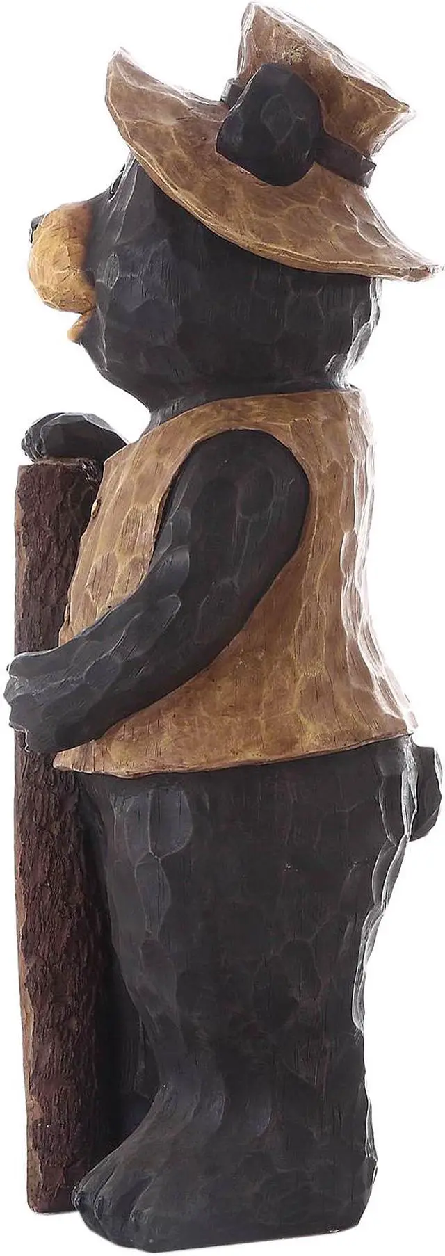 Alt view image 3 of 9 - Hi-Line Gift Bear Standing with A Welcome Sign