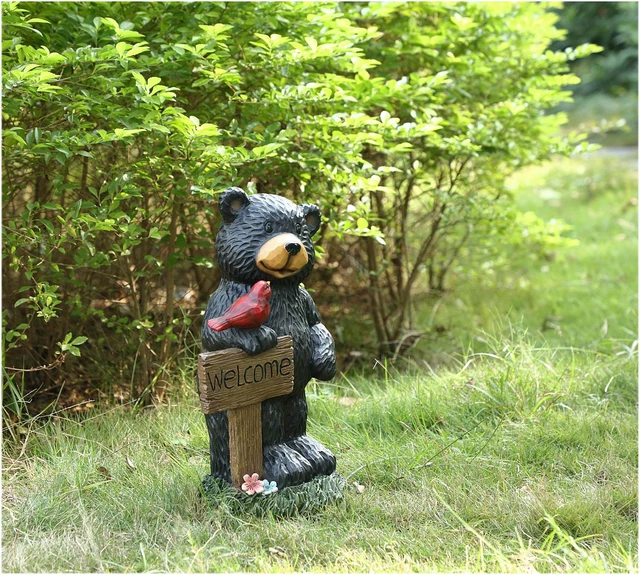 Alt view image 8 of 9 - Hi-Line Gift Bear Holding Welcome Sign