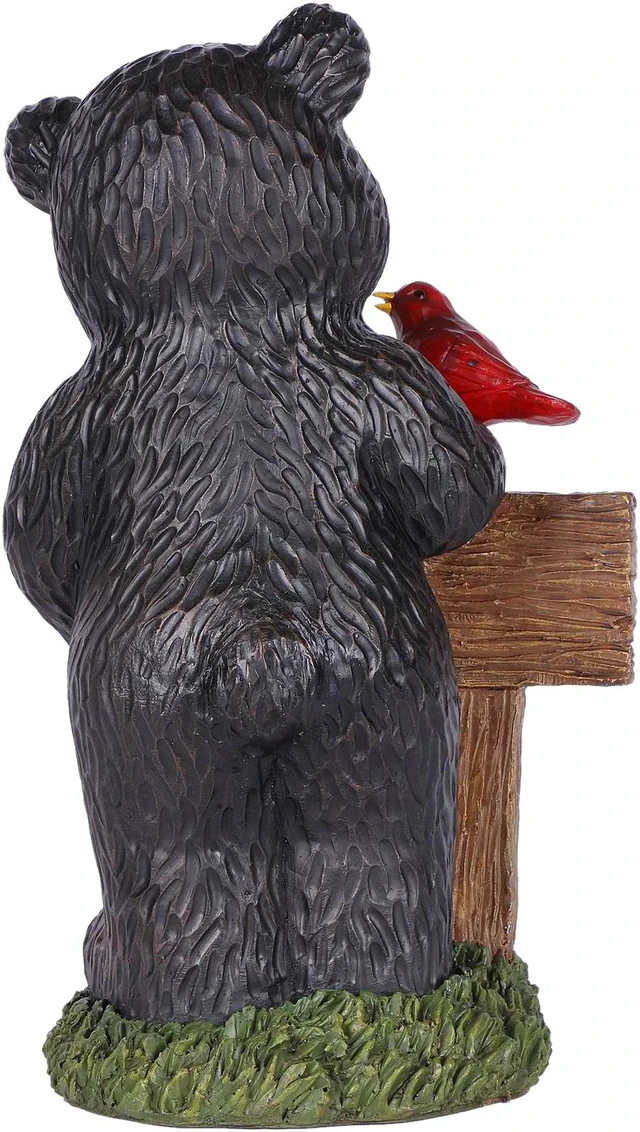 Alt view image 4 of 9 - Hi-Line Gift Bear Holding Welcome Sign