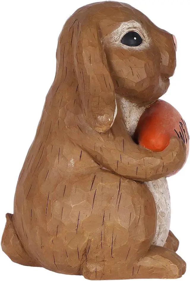 Alt view image 6 of 8 - Hi-Line Gift Rabbit Holdng Carrot Welcome Sign