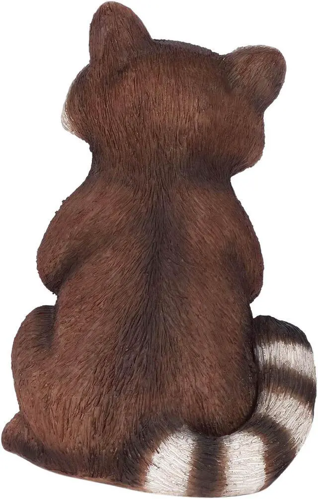 Alt view image 5 of 9 - Hi-Line Gift Racoon Holding Acorn