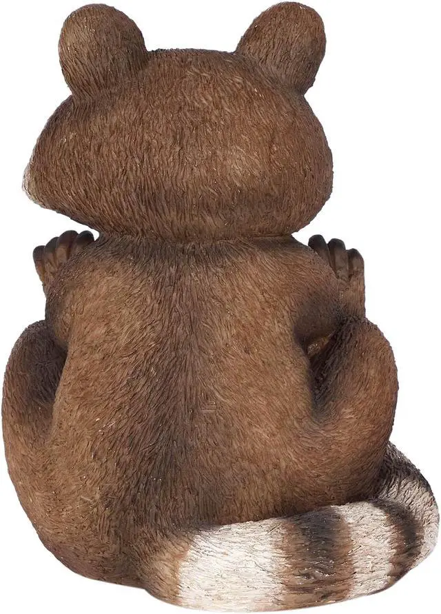 Alt view image 4 of 5 - Hi-Line Gift Racoon Sitting