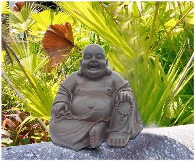 Alt view image 2 of 2 - Hi-Line Gift Sitting Buddha