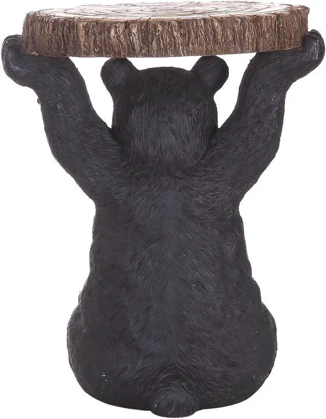 Alt view image 4 of 8 - Hi-Line Gift Sittingblack Bear Plant Stand Statue