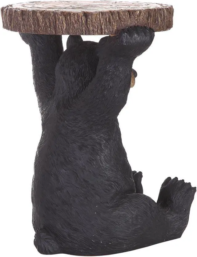 Alt view image 5 of 8 - Hi-Line Gift Sittingblack Bear Plant Stand Statue