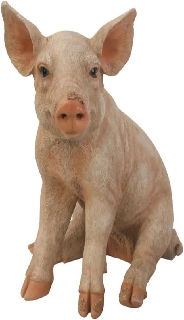 Main image of Hi-Line Gift Medium Sitting Pig Statue