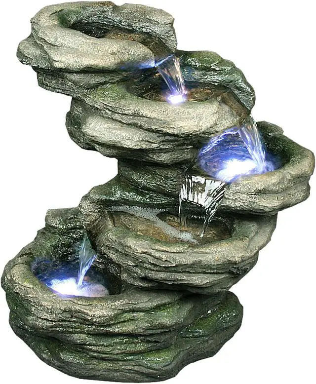 Main image of Hi-Line Gift LED Level Rock Fountain