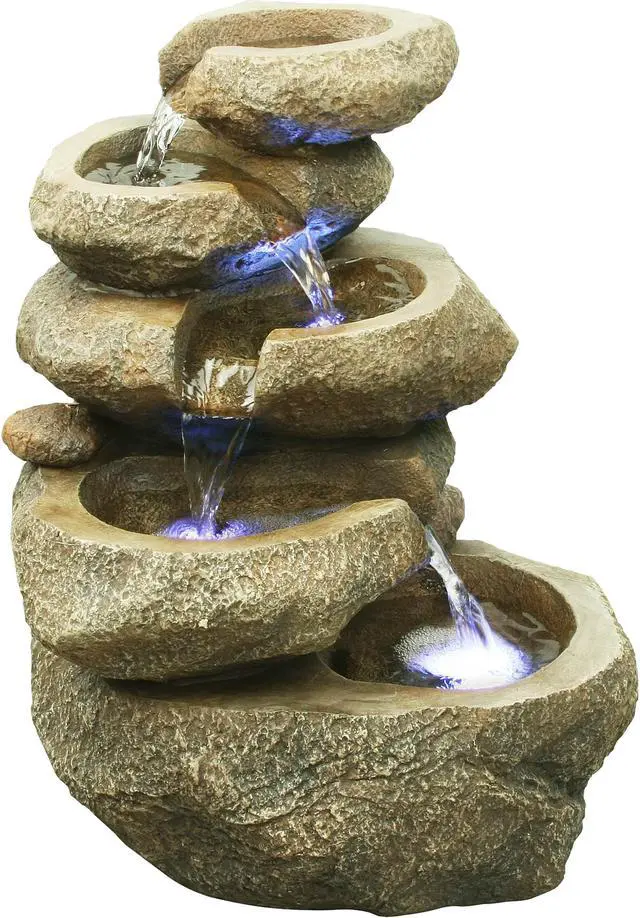 Main image of Hi-Line Gift LED Rock Fountain