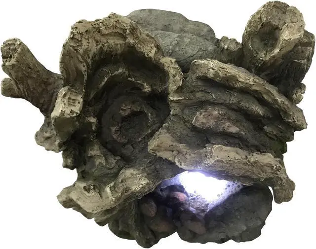 Alt view image 2 of 5 - Hi-Line Gift LED Tree Trunk Waterfall Fountain