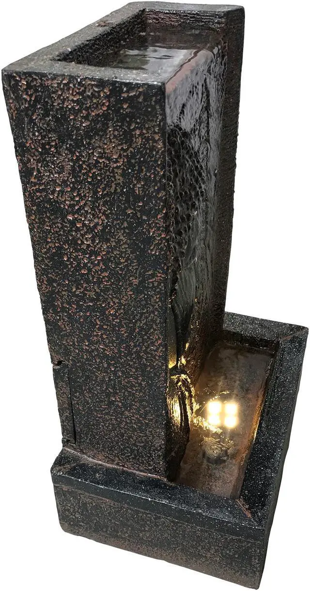 Alt view image 2 of 5 - Hi-Line Gift LED Buddha Water Wall Fountain