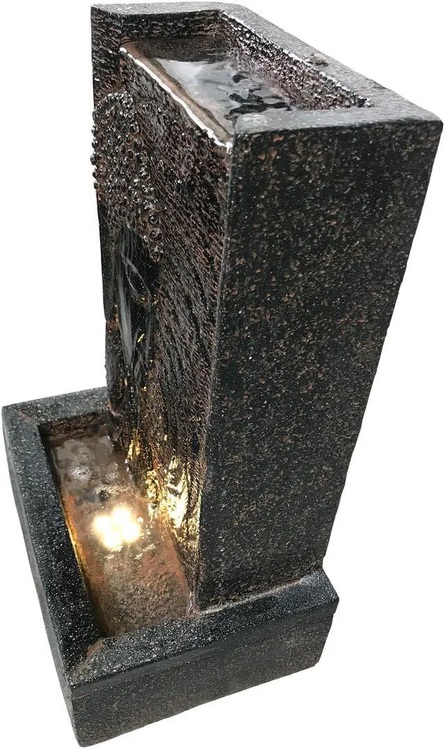 Alt view image 3 of 5 - Hi-Line Gift LED Buddha Water Wall Fountain