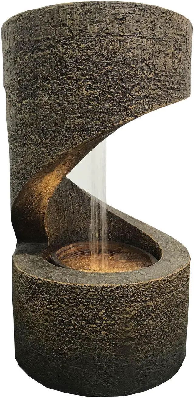 Alt view image 2 of 5 - Hi-Line Gift LED Wodden Fountain