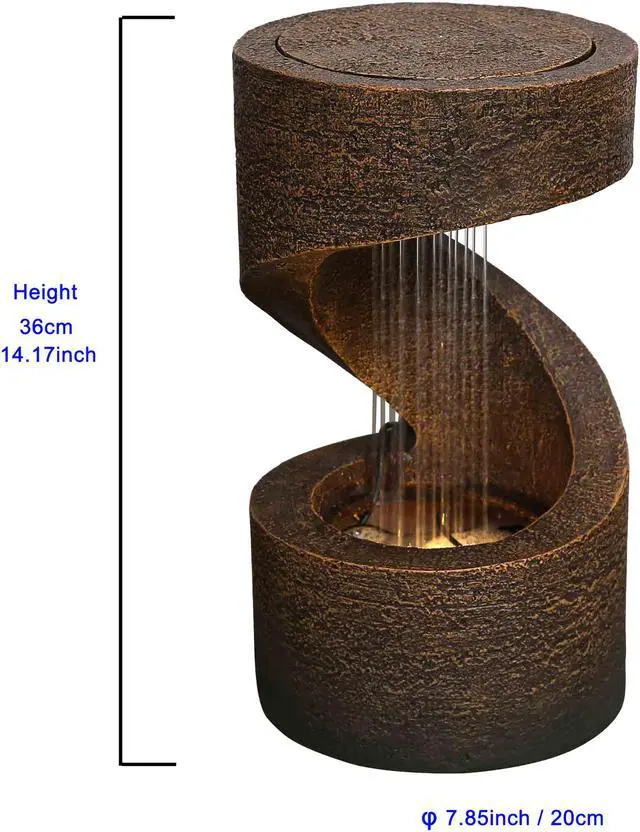 Alt view image 5 of 5 - Hi-Line Gift LED Wodden Fountain