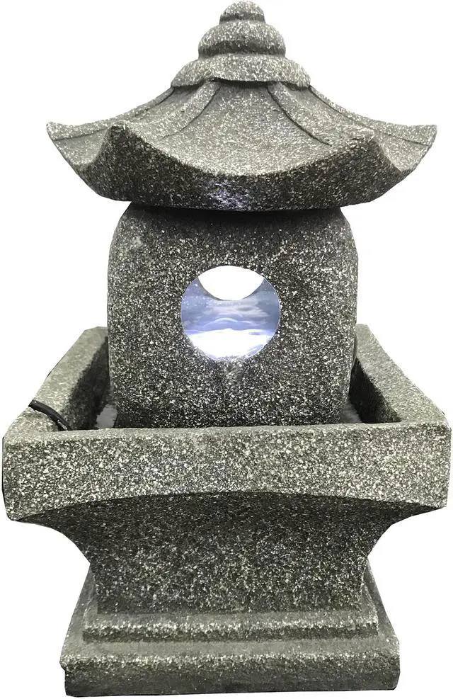 Alt view image 2 of 5 - Hi-Line Gift LED Pagoda Fountain
