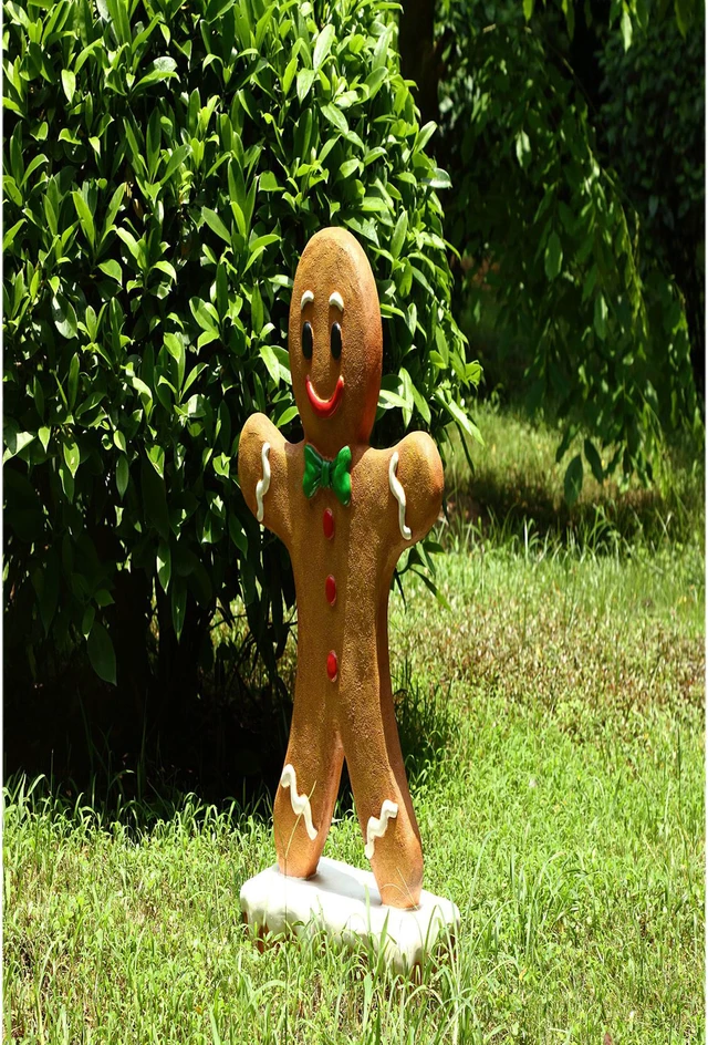 Alt view image 9 of 9 - Hi-Line Gift Gingerbread Boy Statue