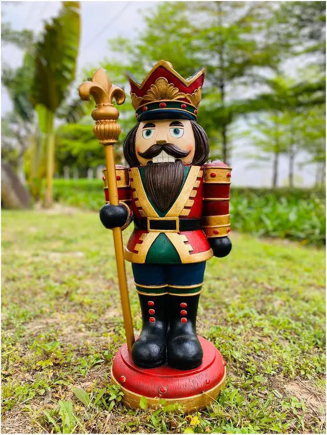 Alt view image 5 of 5 - Hi-Line Gift Wooden Finish Nutcracker - Small
