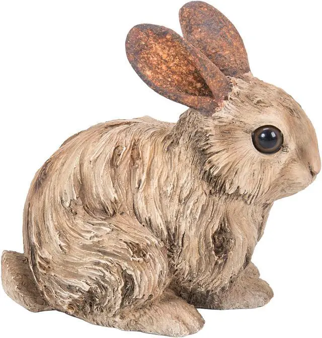 Alt view image 2 of 7 - Hi-Line Gift Small Driftwood Rabbit Statue