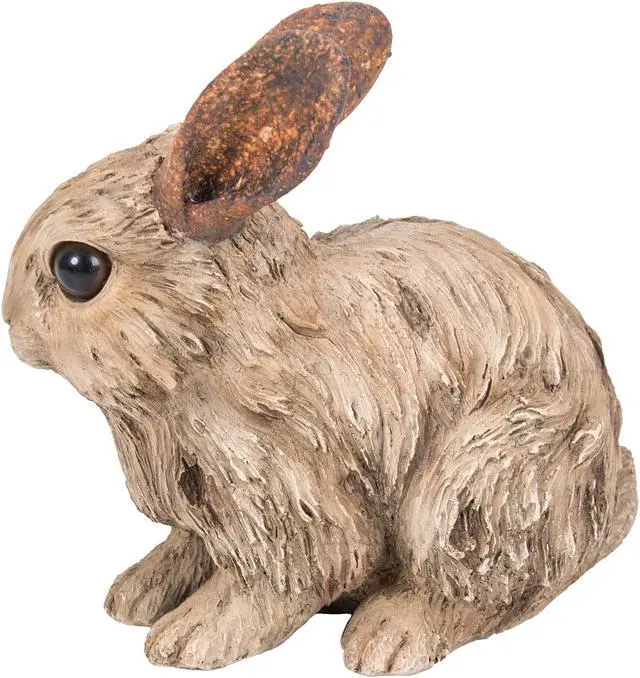 Alt view image 3 of 7 - Hi-Line Gift Small Driftwood Rabbit Statue