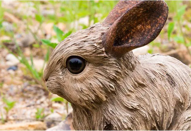 Alt view image 7 of 7 - Hi-Line Gift Small Driftwood Rabbit Statue