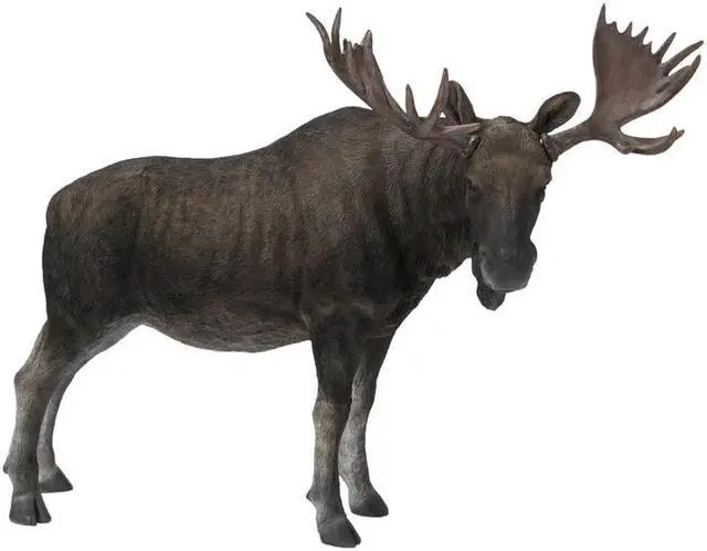 Main image of Hi-Line Gift Standing Moose Statue