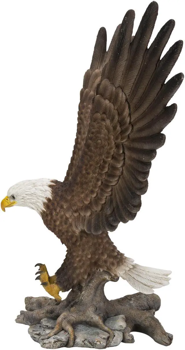 Alt view image 3 of 8 - Hi-Line Gift Small Flying Eagle Statue