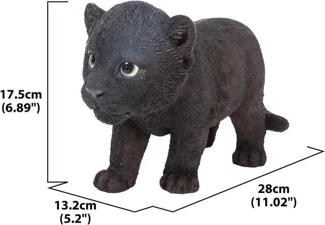 Alt view image 6 of 7 - Hi-Line Gift Black Panther Cub