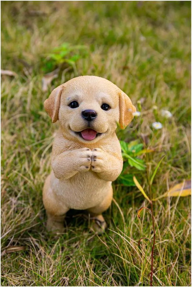 Alt view image 7 of 8 - Hi-Line Gift Yellow Labrador Puppy Praying