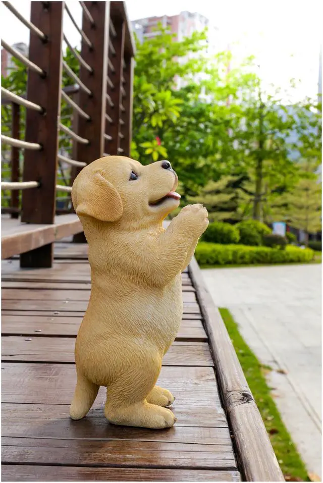 Alt view image 8 of 8 - Hi-Line Gift Yellow Labrador Puppy Praying