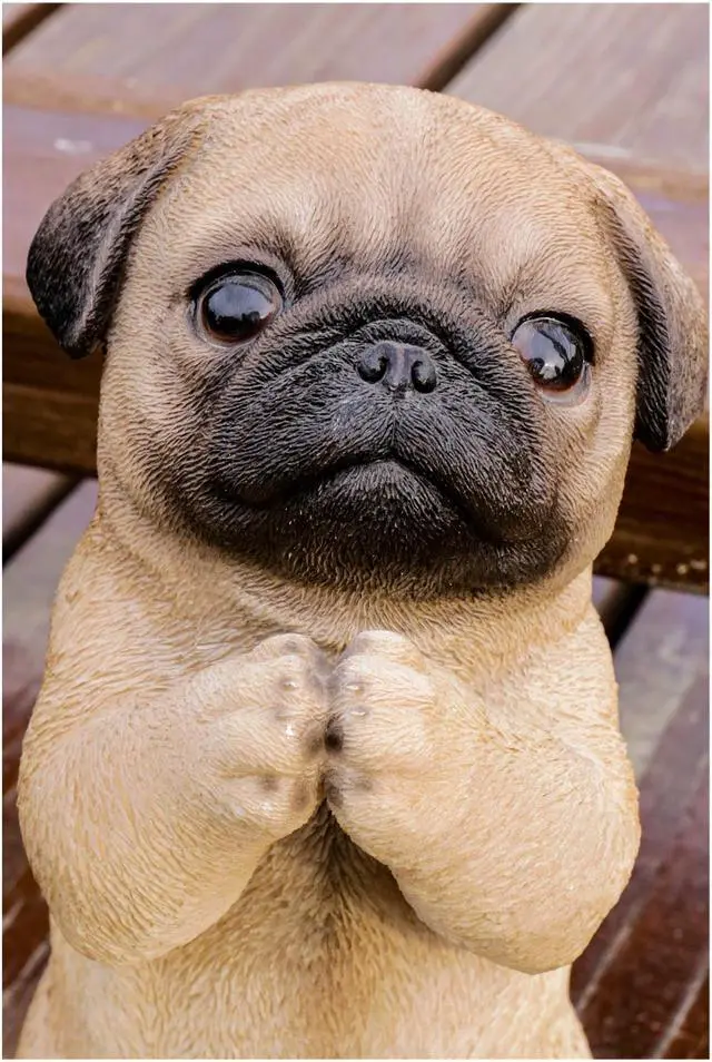 Alt view image 5 of 7 - Hi-Line Gift Pug Puppy Statue Praying