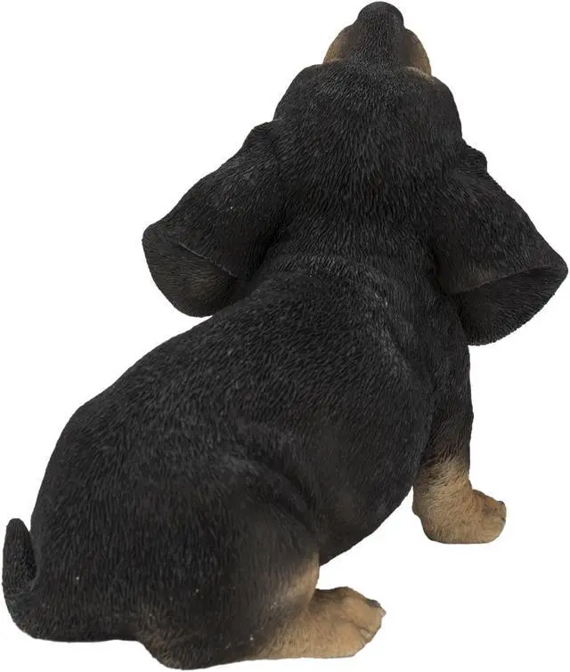 Alt view image 3 of 7 - Hi-Line Gift Howling Dachshund Puppy Statue