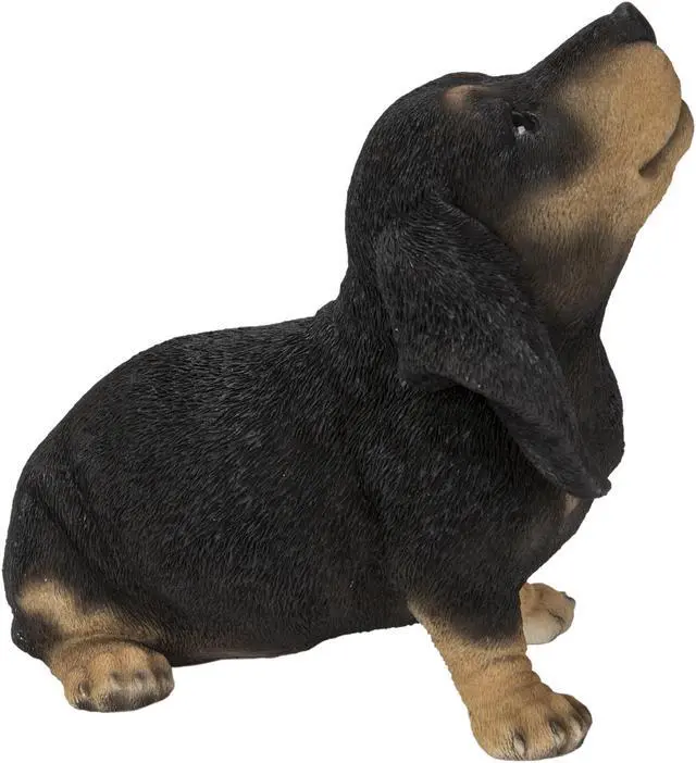 Alt view image 4 of 7 - Hi-Line Gift Howling Dachshund Puppy Statue