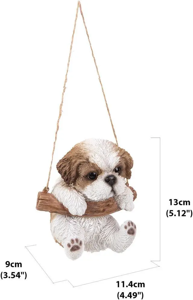 Alt view image 5 of 6 - Hi-Line Gift Hanging Shih Tzu Puppy Statue