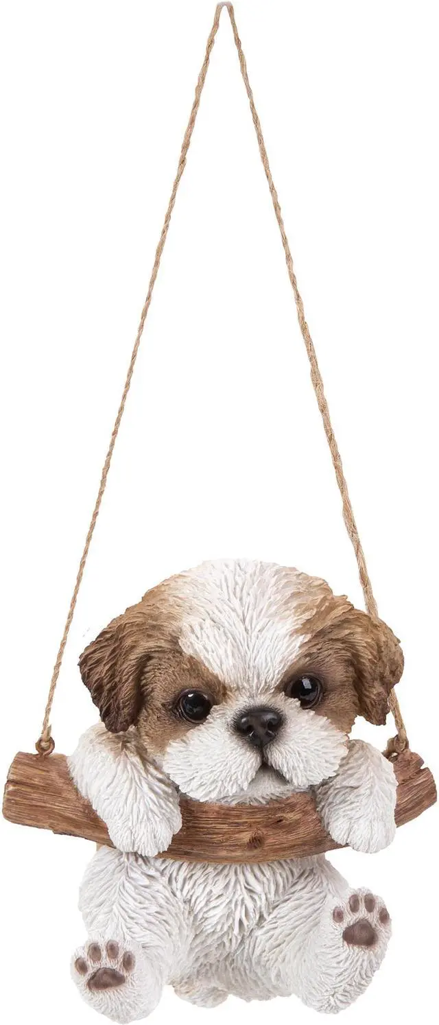 Main image of Hi-Line Gift Hanging Shih Tzu Puppy Statue